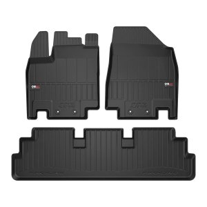 Nissan Pathfinder Floor Mat - Omac - Proline Premium TPE 3 Pcs - Black - 2022-2025